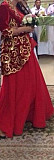 Платье НУР-ШАХ красное национальное с камзолом Актау