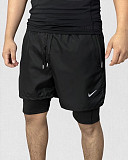 Шорты Nike с подкладкой черн 920-1 Алматы