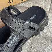 Мужские кожаные сандали Restime черные (2063) Астана