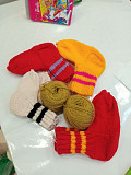 Носки вязанные,пинетки,на заказ Астана