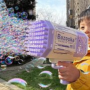 Генератор мыльных пузырей, пулемет для пузырьков игрушка Алматы