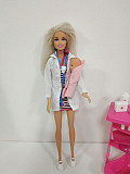 Кукла Барби с малышом, набор врача, доктора Астана
