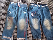 детские джинсовые комбинезоны и брюки Макинск