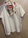 Футболка поло бренда Ferrari оригинал для мальчика Алматы